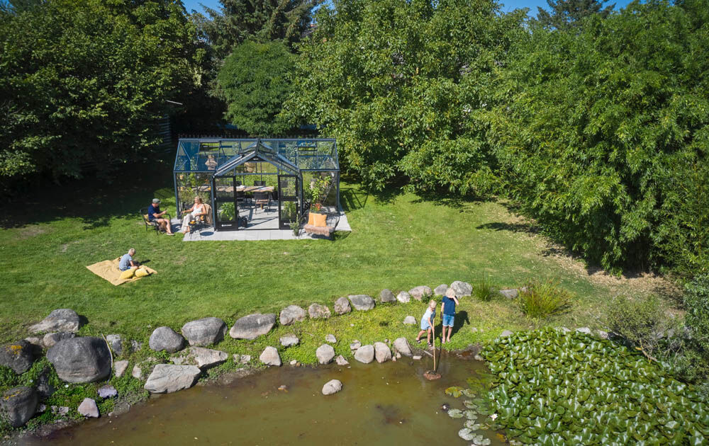 Juliana Orangeri - Tuinkas - Grijs - 267x583x493 cm - Veiligheidsglas