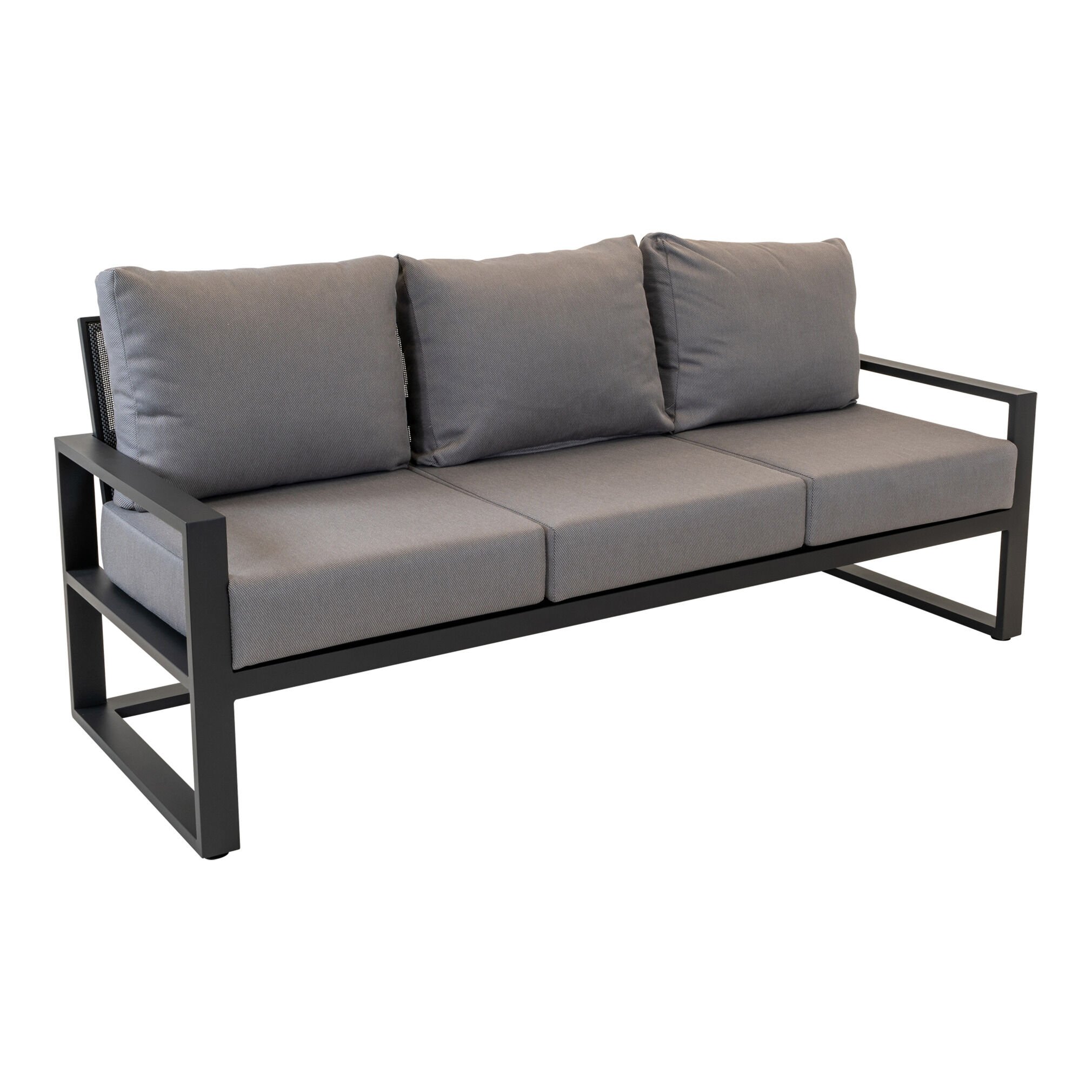 Lesli Living Tormenta - Loungebank - Antraciet - 86x80x209 cm