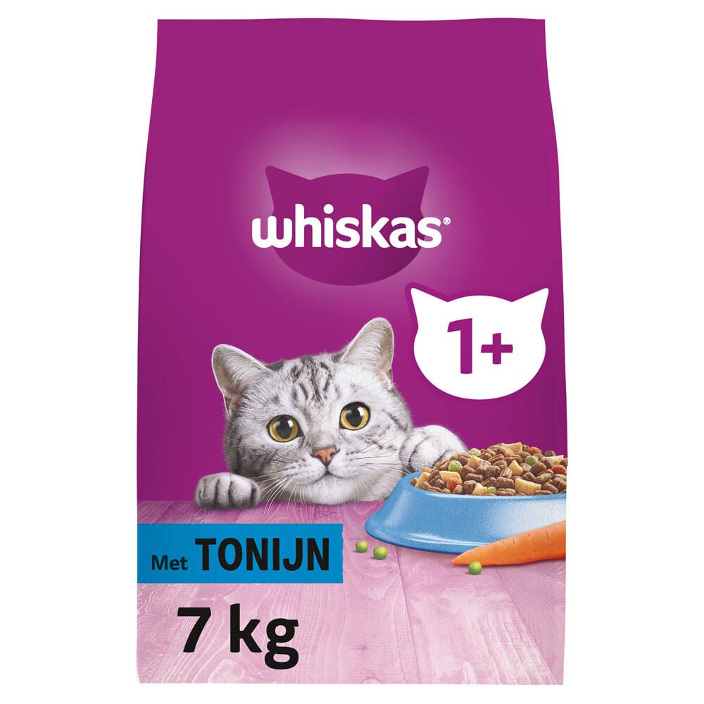 Whiskas Adult - Kattenvoer - 7 Kilogram - tonijn