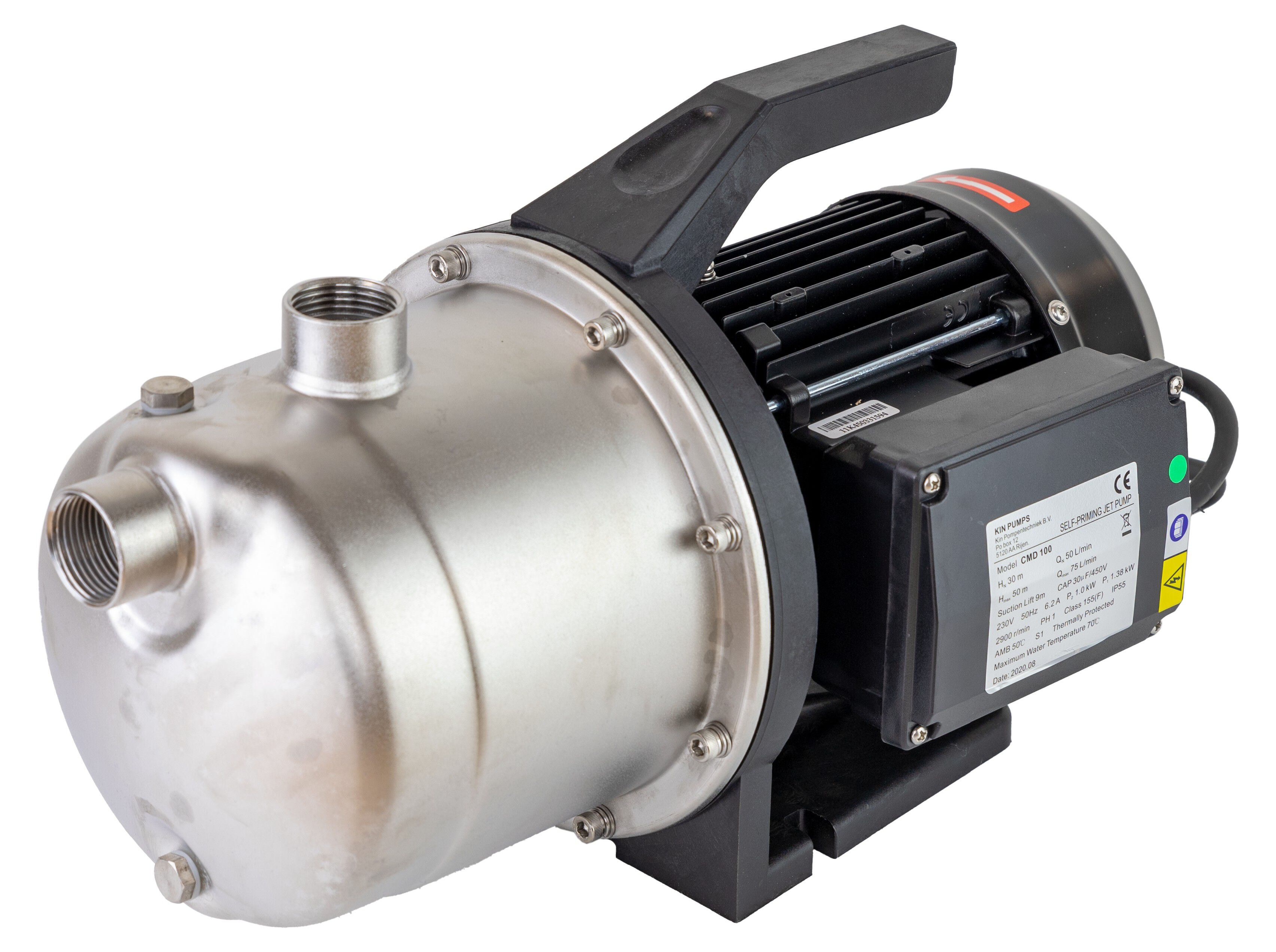 Kin Pumps HRD 100 Inox - Centrifugaalpomp Kin Pumps HRD 100 Inox - Centrifugaalpomp