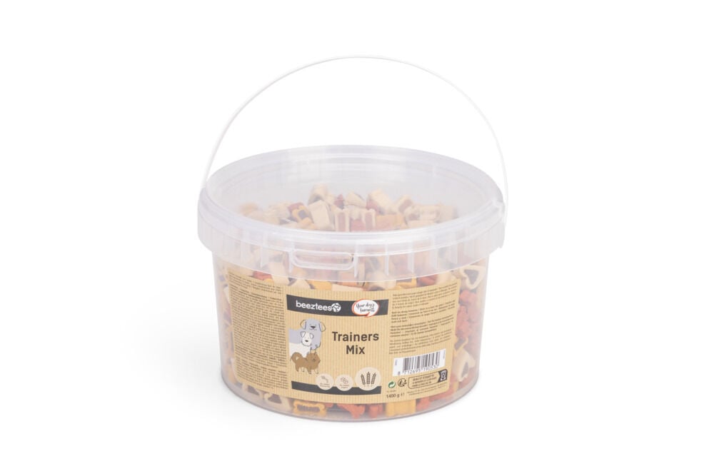 Beeztees Trainer Mix Voordeelverpakking - Hondensnack - 1400 Gram Beeztees Trainer Mix Voordeelverpakking - Hondensnack - 1400 Gram