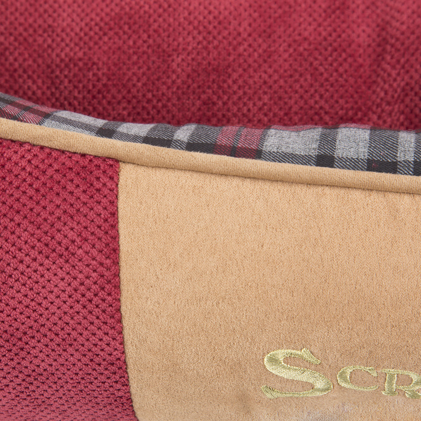 Scruffs Highland Box Bed - Hondenmand - rood - 1x90x1 cm - Extra groot