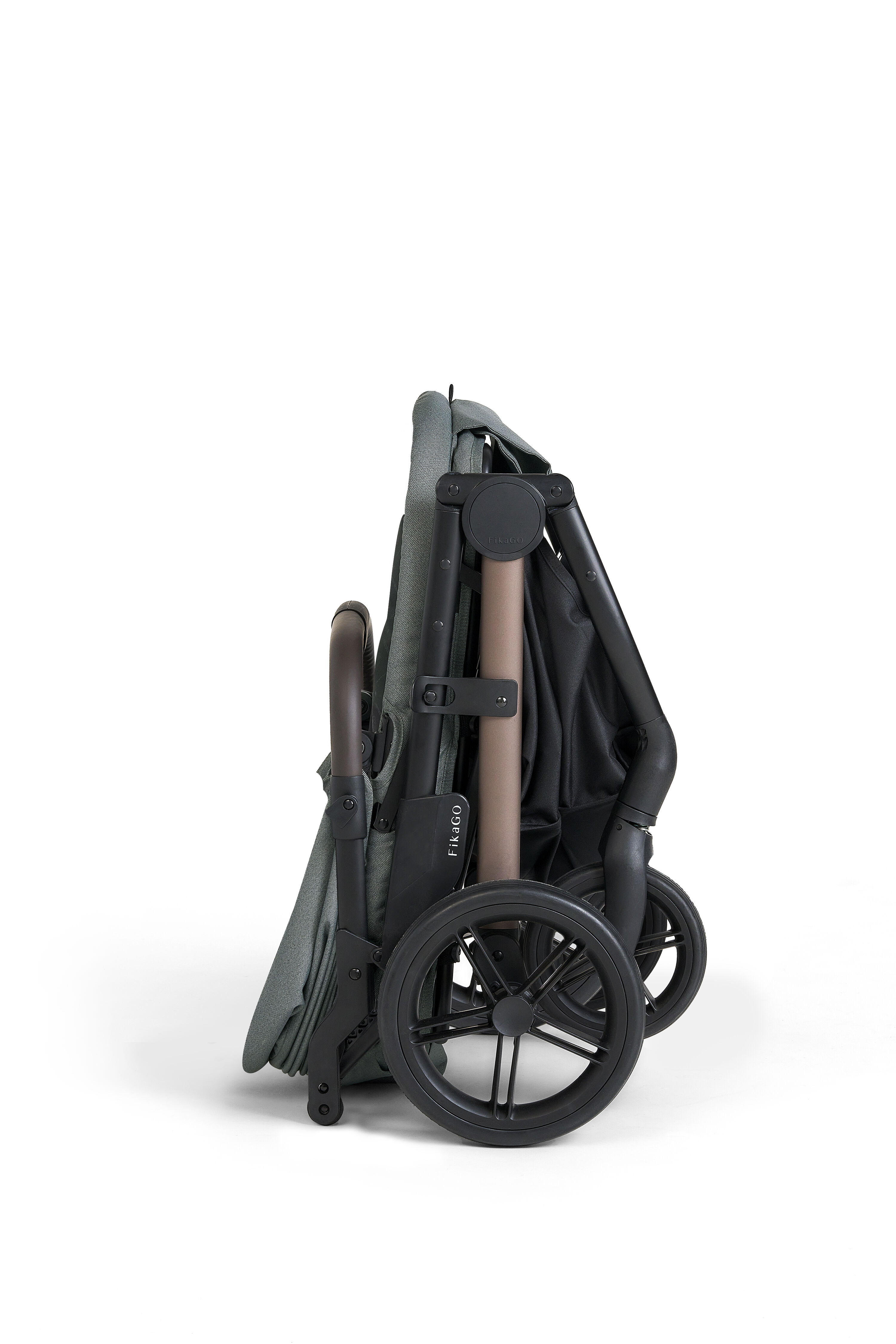 Fikago Agile 2 - tot 30 kg - Hondenbuggy - Vintage Groen - 110x97x59 cm