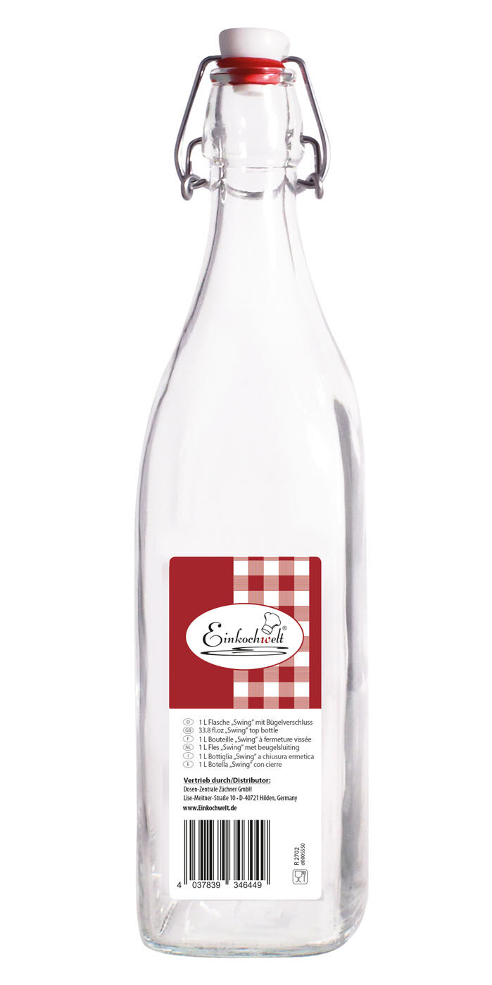 Beugelfles - 1 l - 1000 Milliliter Beugelfles - 1 l - 1000 Milliliter