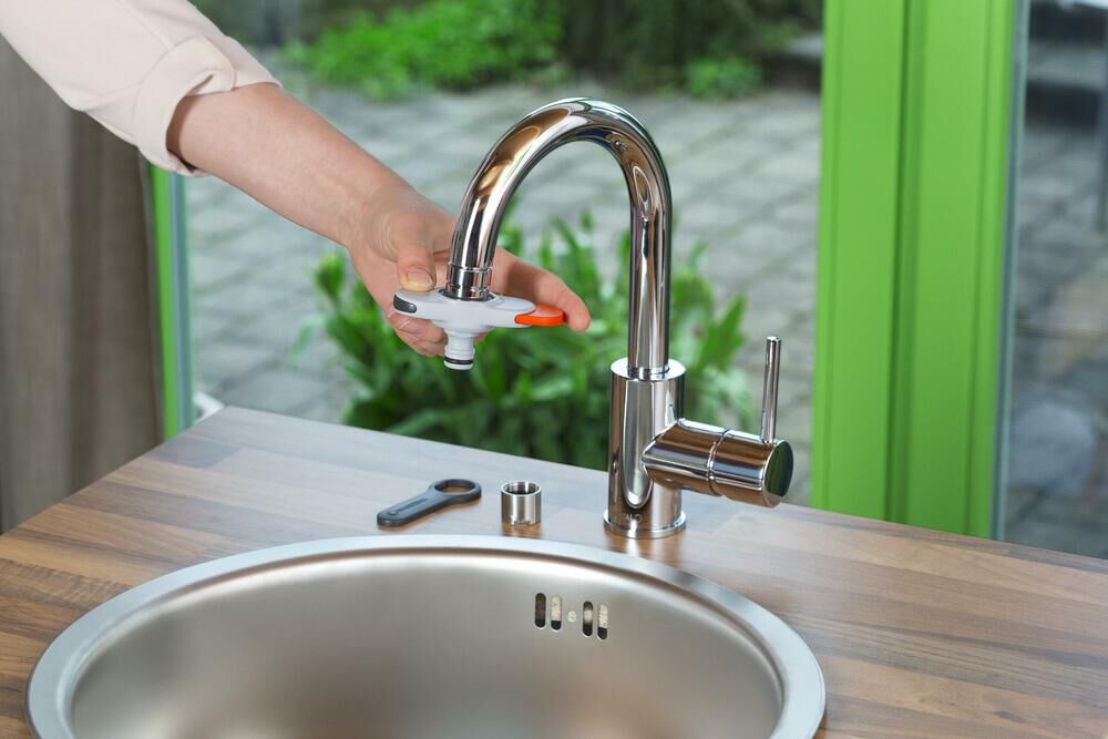 Gardena binnenshuis - Kraanverbindingsstuk