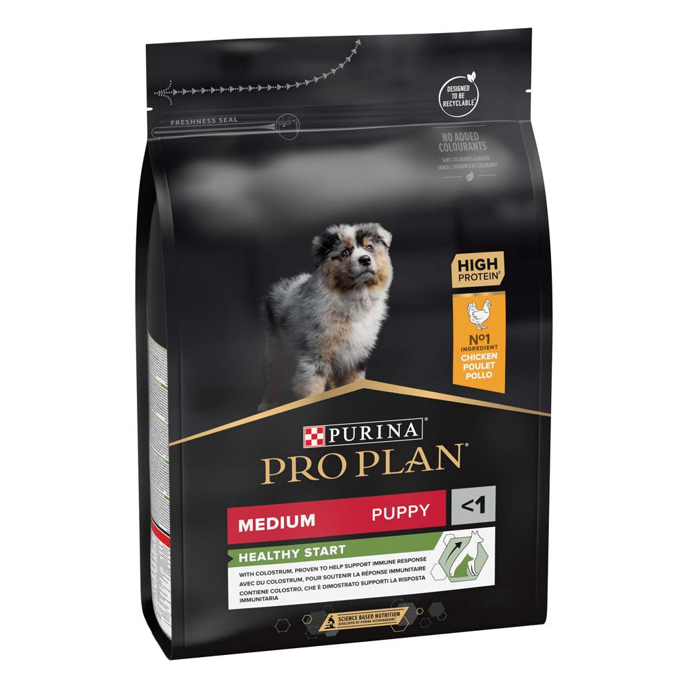 PRO PLAN Healthy Start Puppy Medium - Hondenvoer - 3 Kilogram - kip