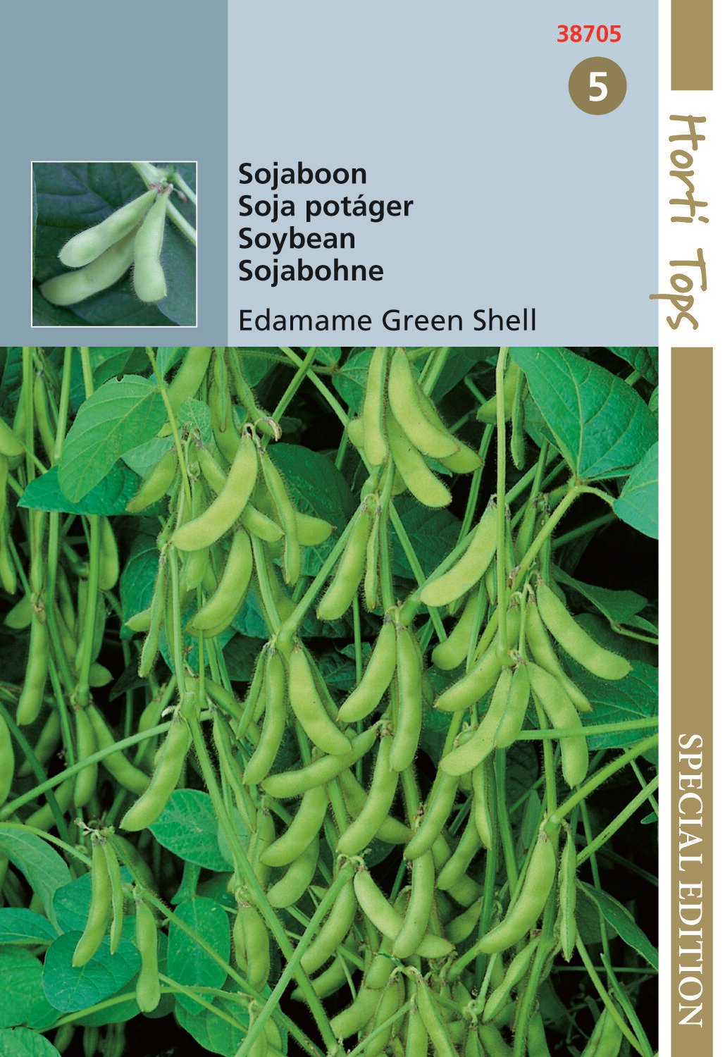 Hortitops Sojabonen/Edamame Green Shell Glycine max - Groentezaden