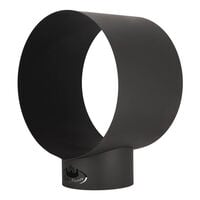 Fancy Flames - Houtopslag Rond - Zwart - Zwart