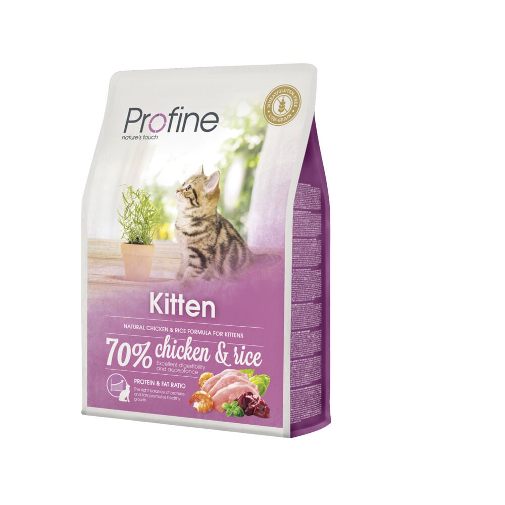 Profine Kitten - Kattenvoer - 2 Kilogram - rijst, kip Profine Kitten - Kattenvoer - 2 Kilogram - rijst, kip