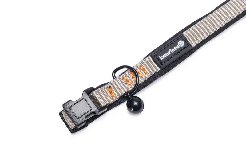 Beeztees Parinca - Kattenhalsbandje - Grijs