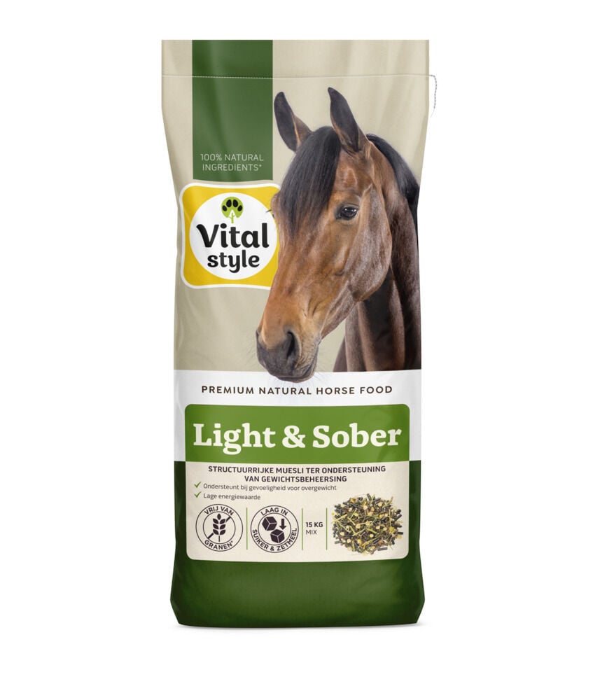 Vitalstyle Light & Sober Muesli - Paardenvoer Vitalstyle Light & Sober Muesli - Paardenvoer