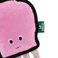 Beco Quokka Octopus - Knuffel - Hondenspeelgoed - Paars - 4x12x26 cm