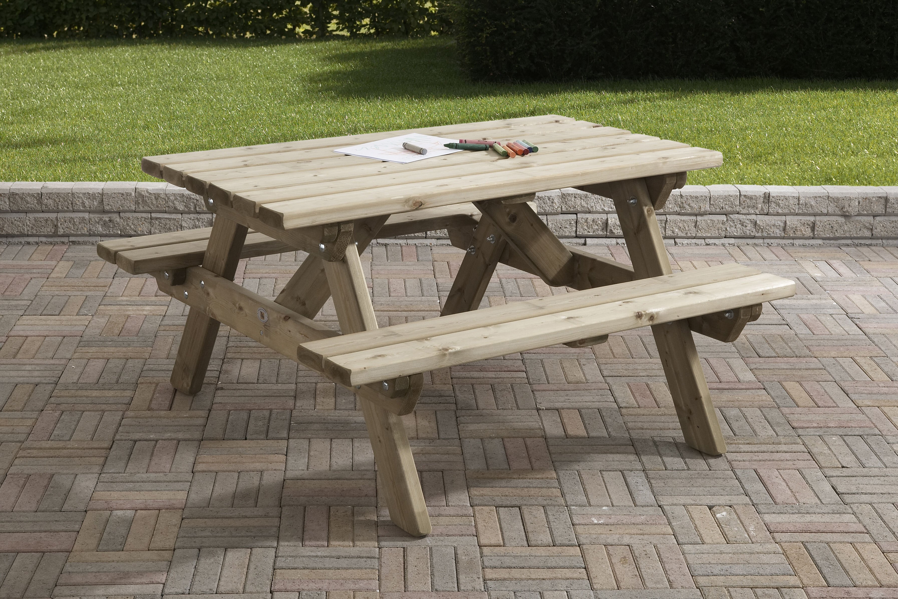Talen   - Kinderpicknicktafel - 64x115x120 cm