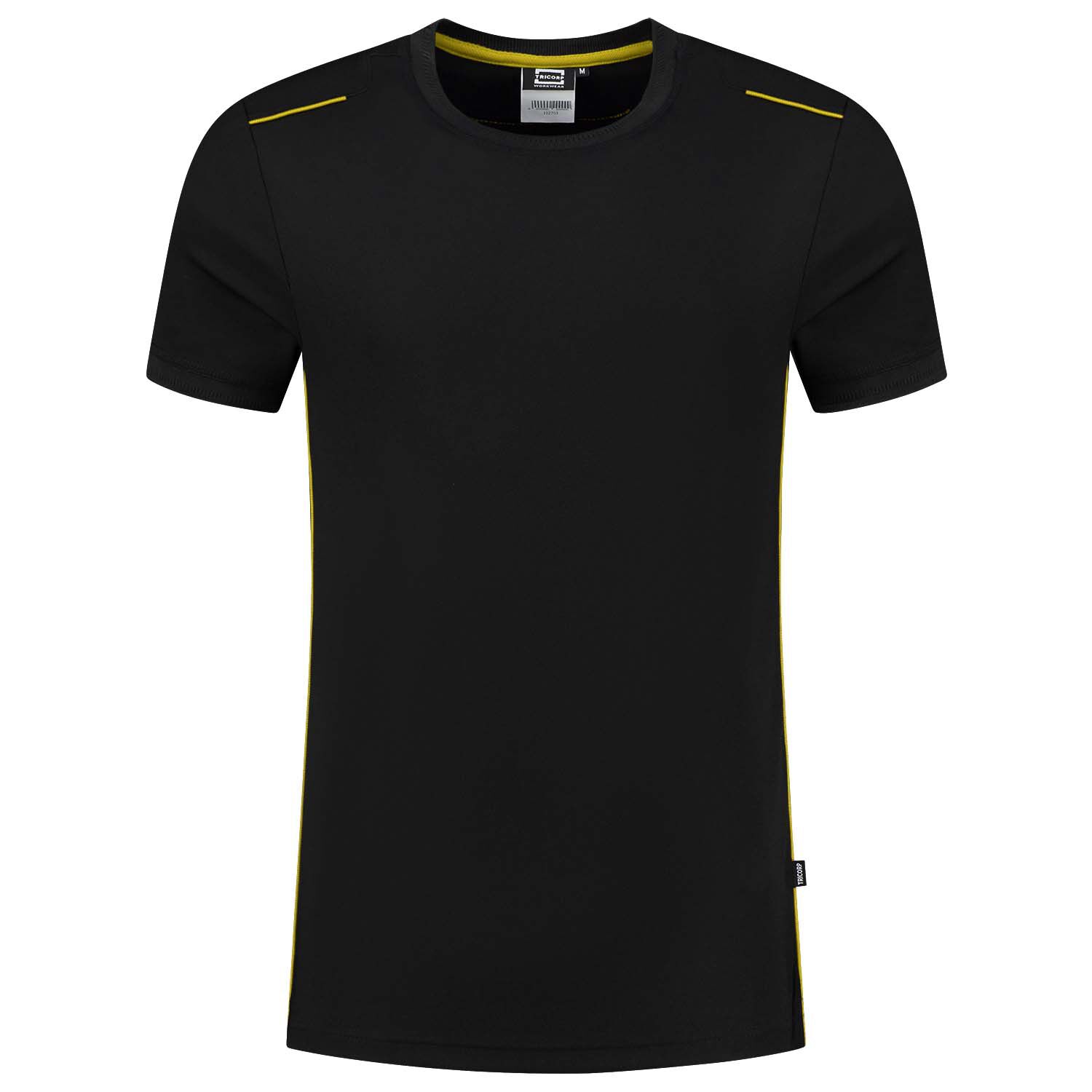 Tricorp Accent 102703 - T-shirt - Zwart/Geel - M Tricorp Accent 102703 - T-shirt - Zwart/Geel - M