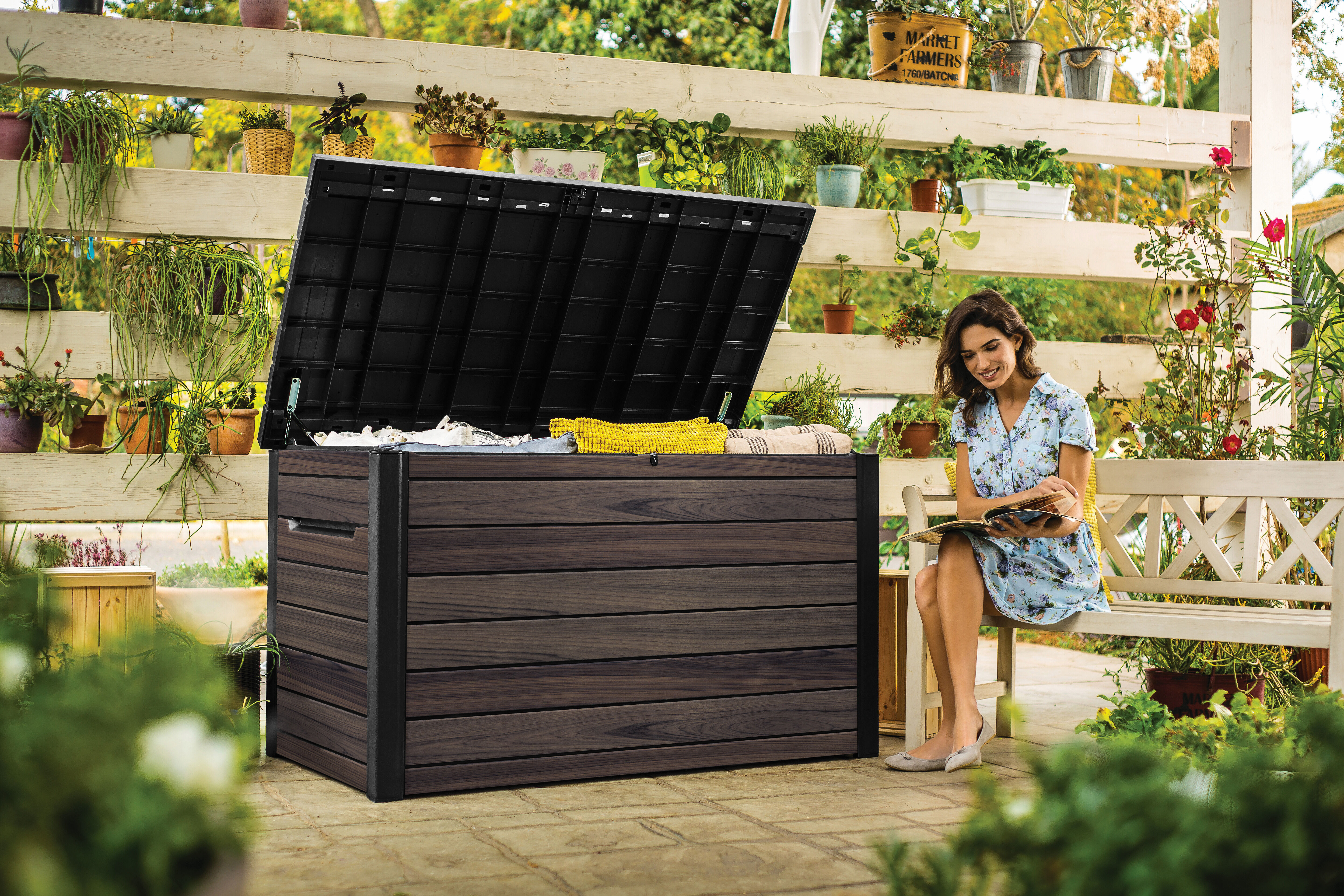 Keter Rosewood - Opbergbox - 16.5x103.2x149.5 cm