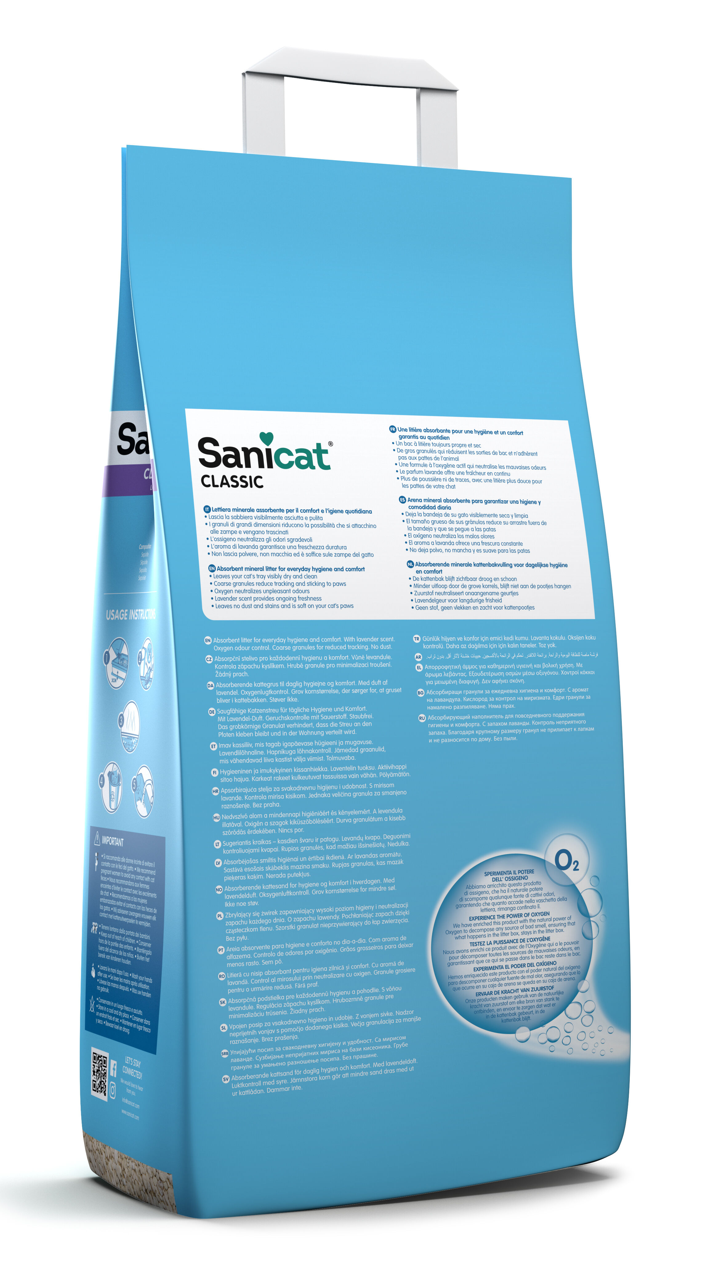 Sanicat Classic - Kattenbakvulling - 16 Liter