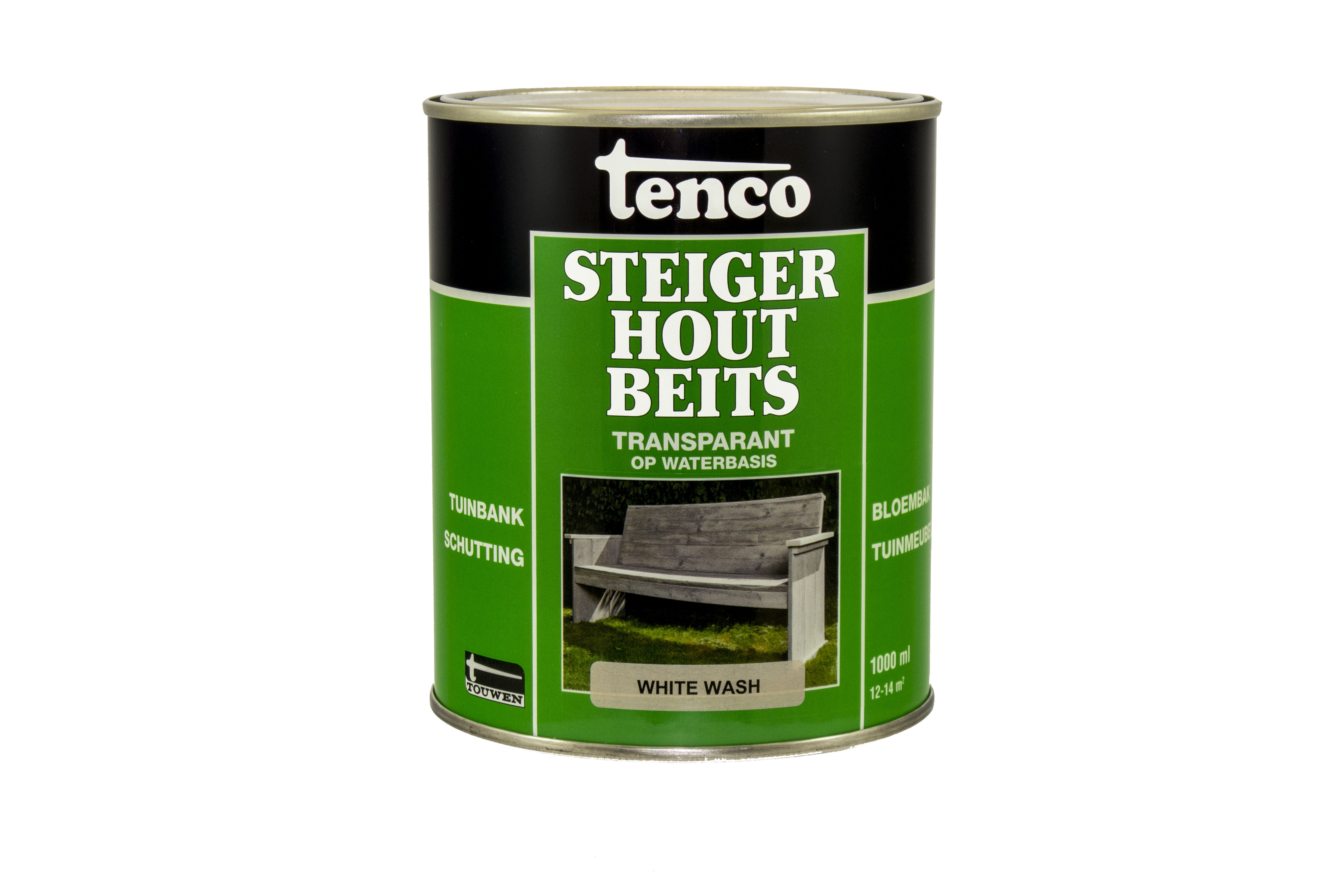 Tenco - Steigerhoutbeits - 1 Liter - Wit Tenco - Steigerhoutbeits - 1 Liter - Wit