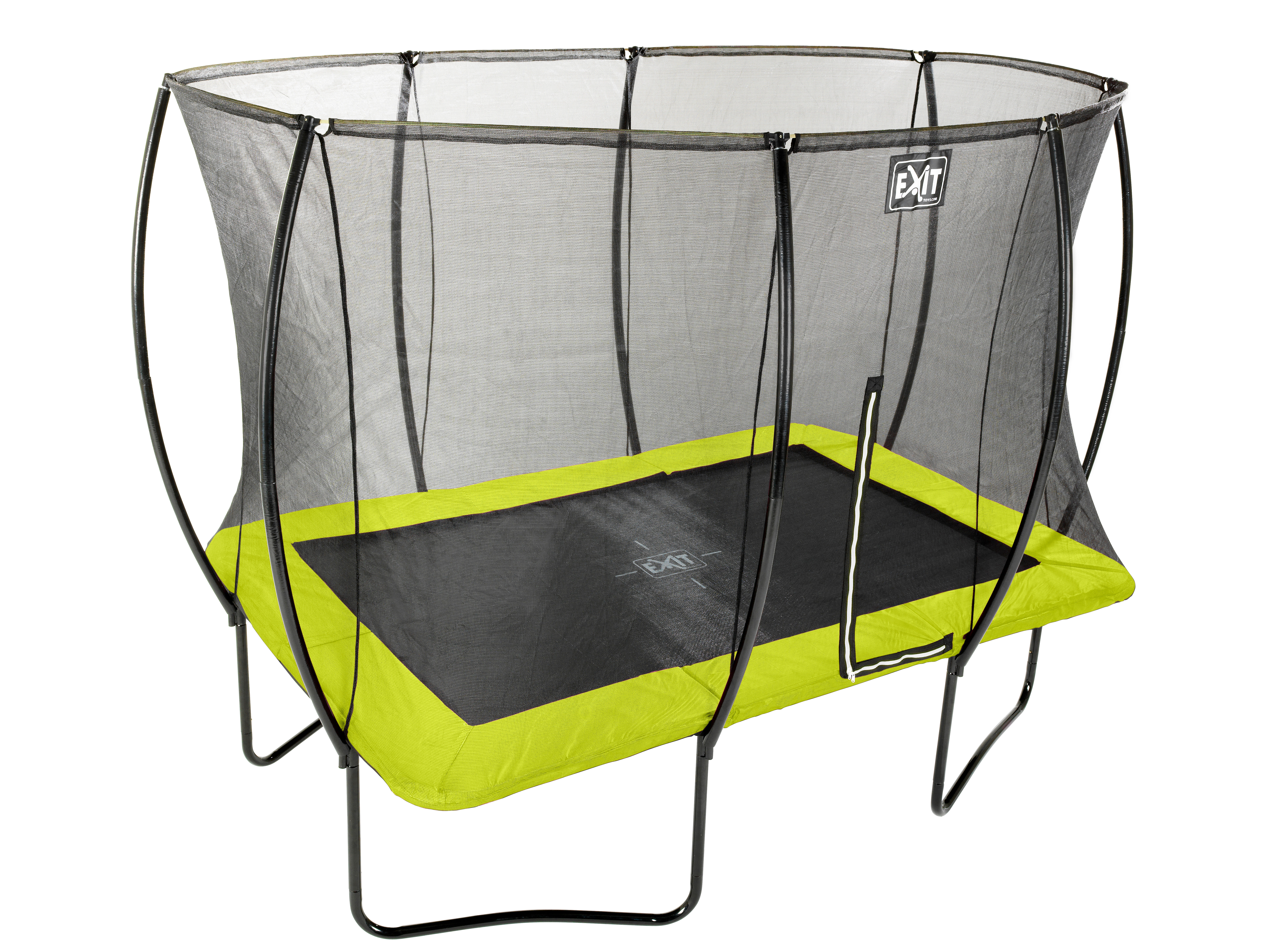 EXIT Silhouette - Trampoline - Limegroen - 1x244x400 cm