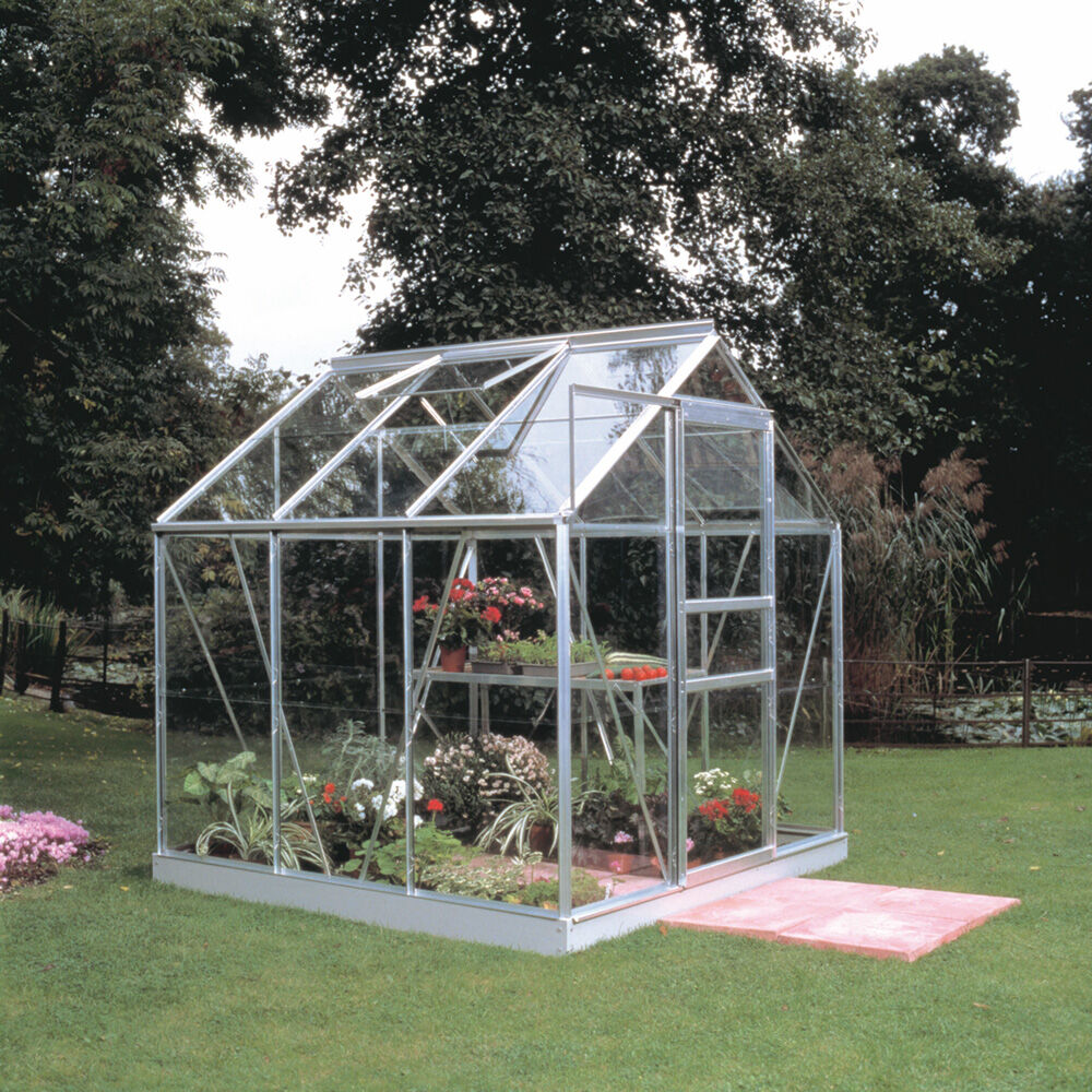 Halls Popular 66 - Tuinkas - Zilver - 195x193x196 cm - Tuindersglas