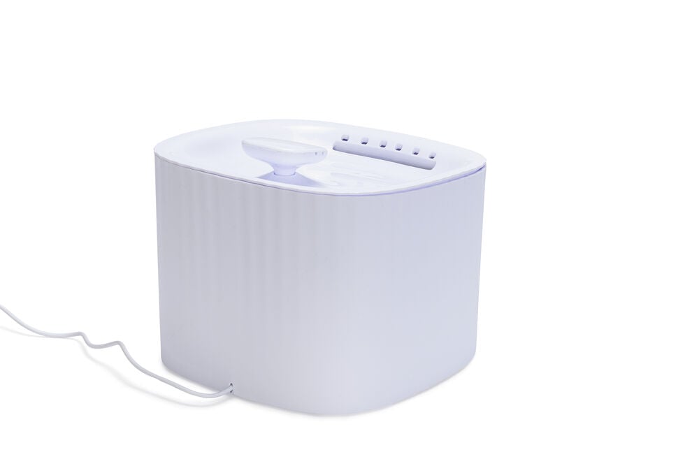 Beeztees Sjors - Drinkfontein Kat - 3 liter - Wit - 20.6x19.5x20.6 cm