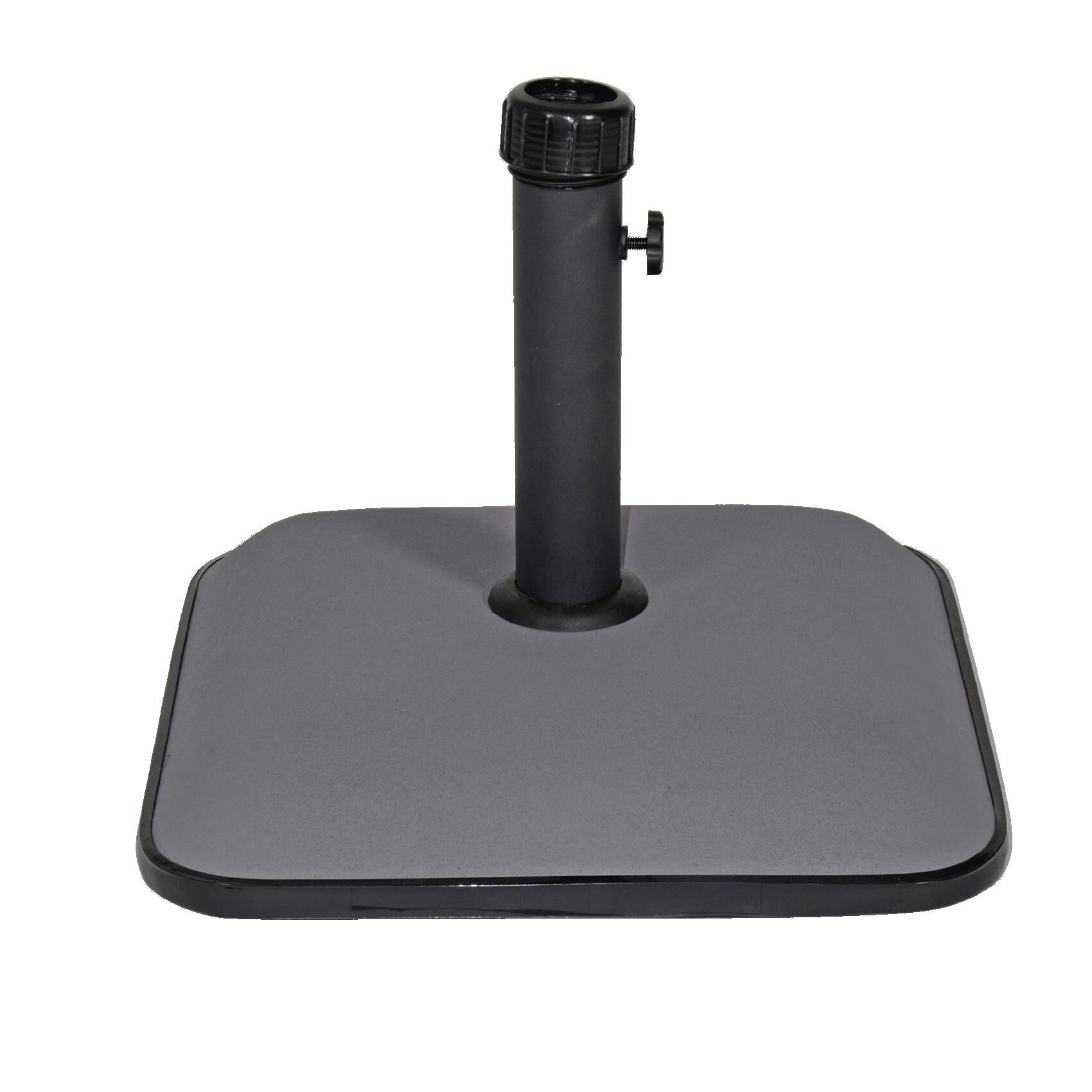 Lesli Living - Parasolvoet - 25kg - Grijs - 1x45x8 cm