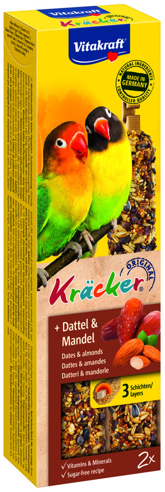 Vitakraft  Fruitkracker Agapronis - 2 Stuks - Snacks