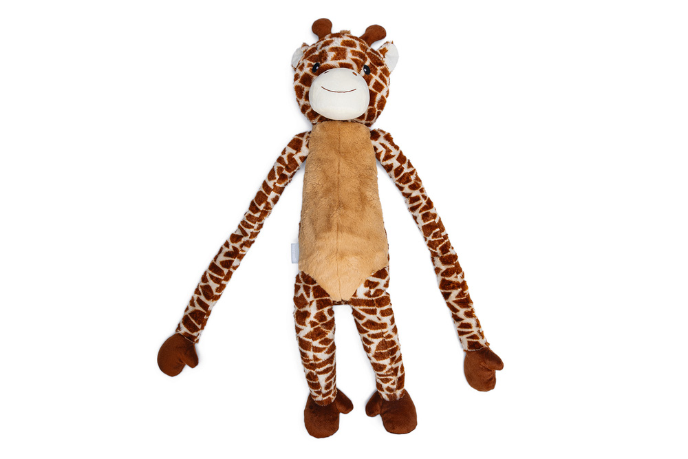 Beeztees Jungle Giraf - Knuffel - Hondenspeelgoed - Bruin - 20.5x27x85 cm