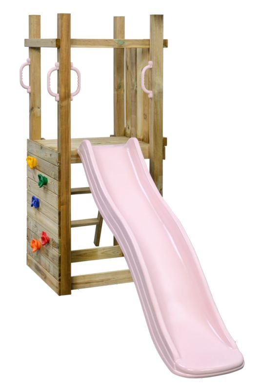 Swing King Irma - Speeltoren - Roze - Hout