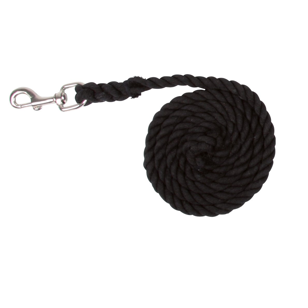Waldhausen Halstertouw - Katoen - Zwart - 180 cm