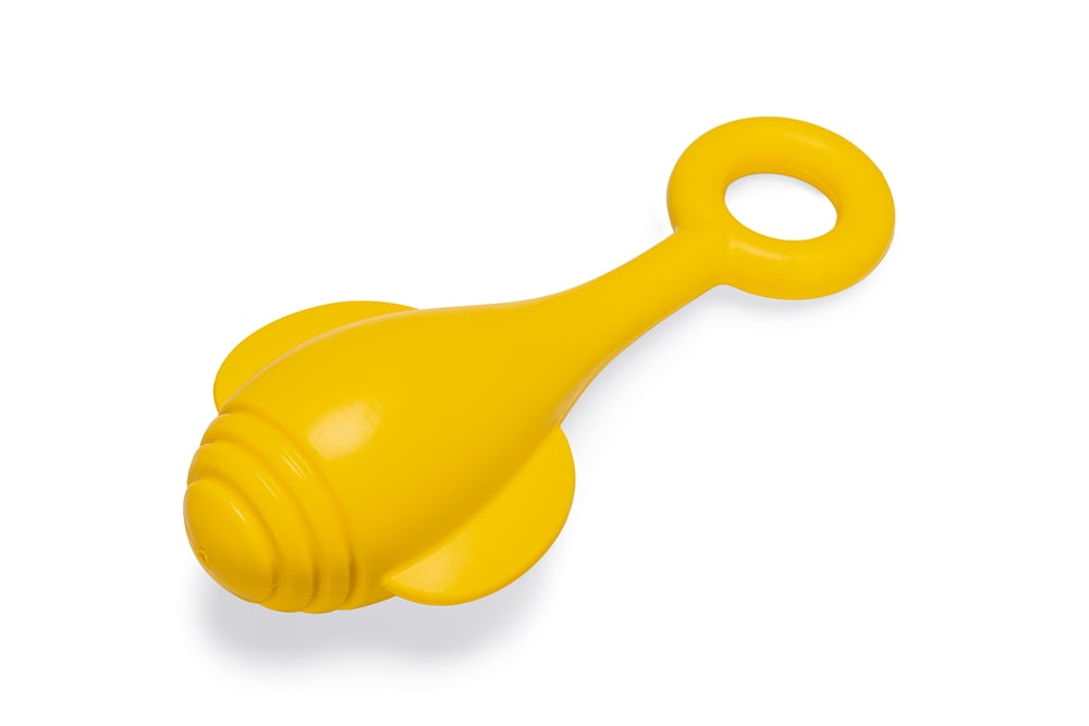 Beeztees Vliegende Boei - Waterspeelgoed Hond - geel - 36.5x12x28 cm