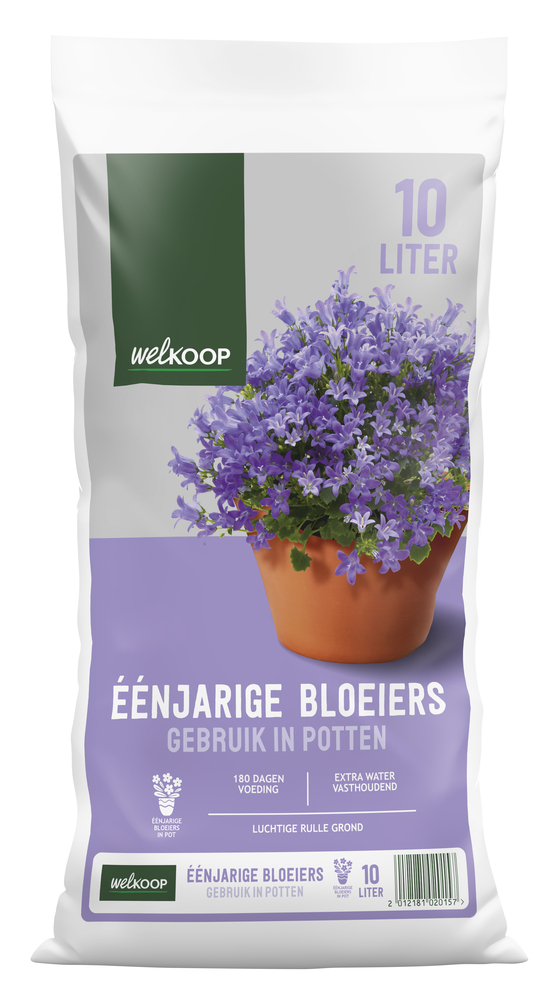 Welkoop Eenjarige bloeiers in pot - Potgrond - 10 Liter