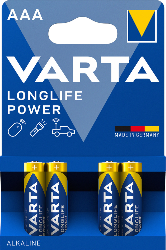 Varta AAA - Batterij - 4 Stuks