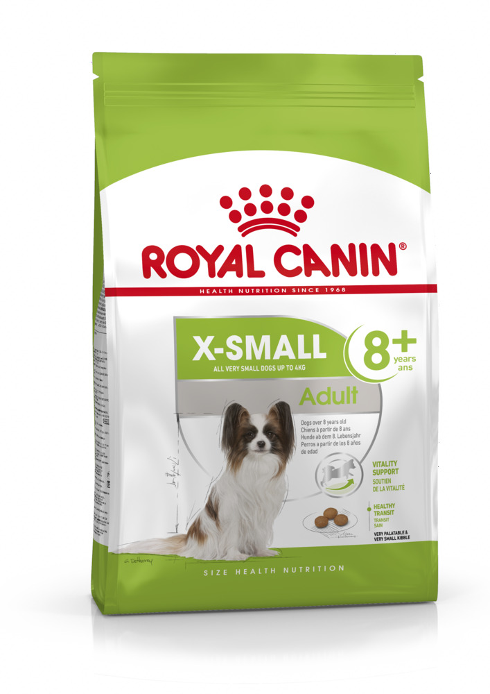 Royal Canin X-Small Adult 8+ - Hondenvoer - 1.5 Kilogram - gevogelte