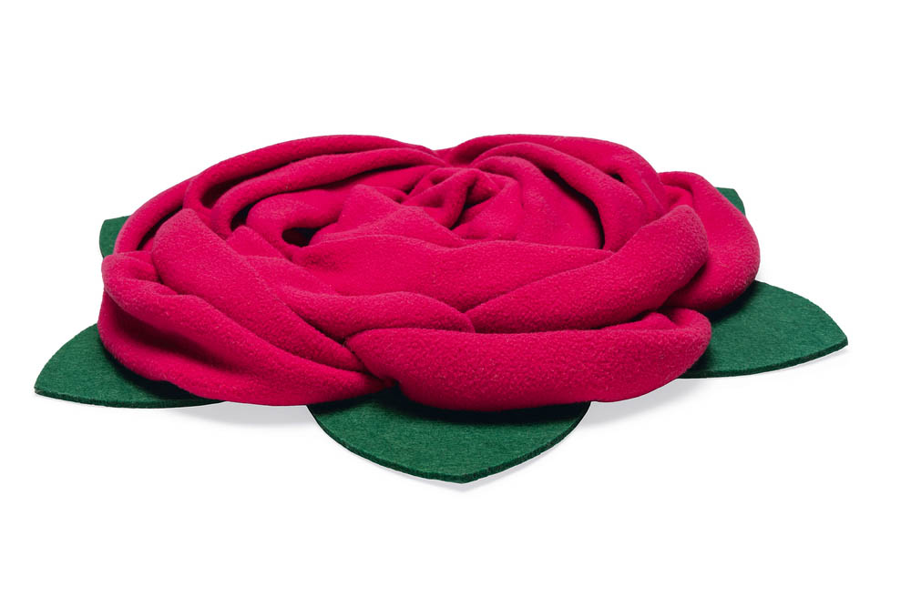 Beeztees Roos - Snuffelmat - Roze - 6x40x40 cm