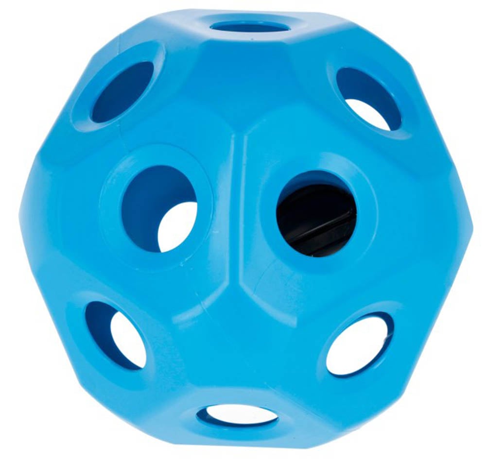 Kerbl Grote paarden - Voerspeelbal - Blauw - 40x40x40 cm
