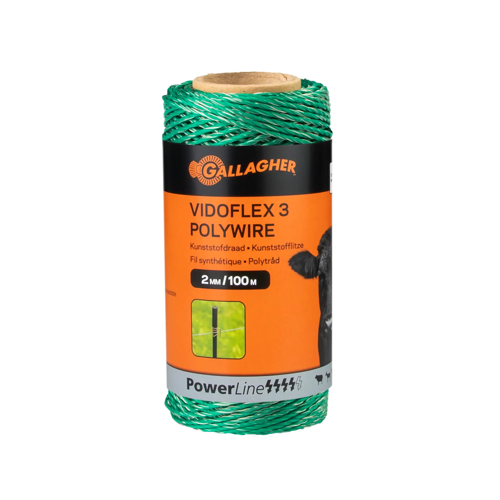 Gallagher Vidoflex 3 - 15 cm - 100 Meter - Groen - 8 cm - 10000 cm