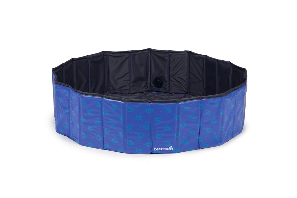 Beeztees - Hondenzwembad -Waterspeelgoed - blauw - 30x120x11.1 cm - M