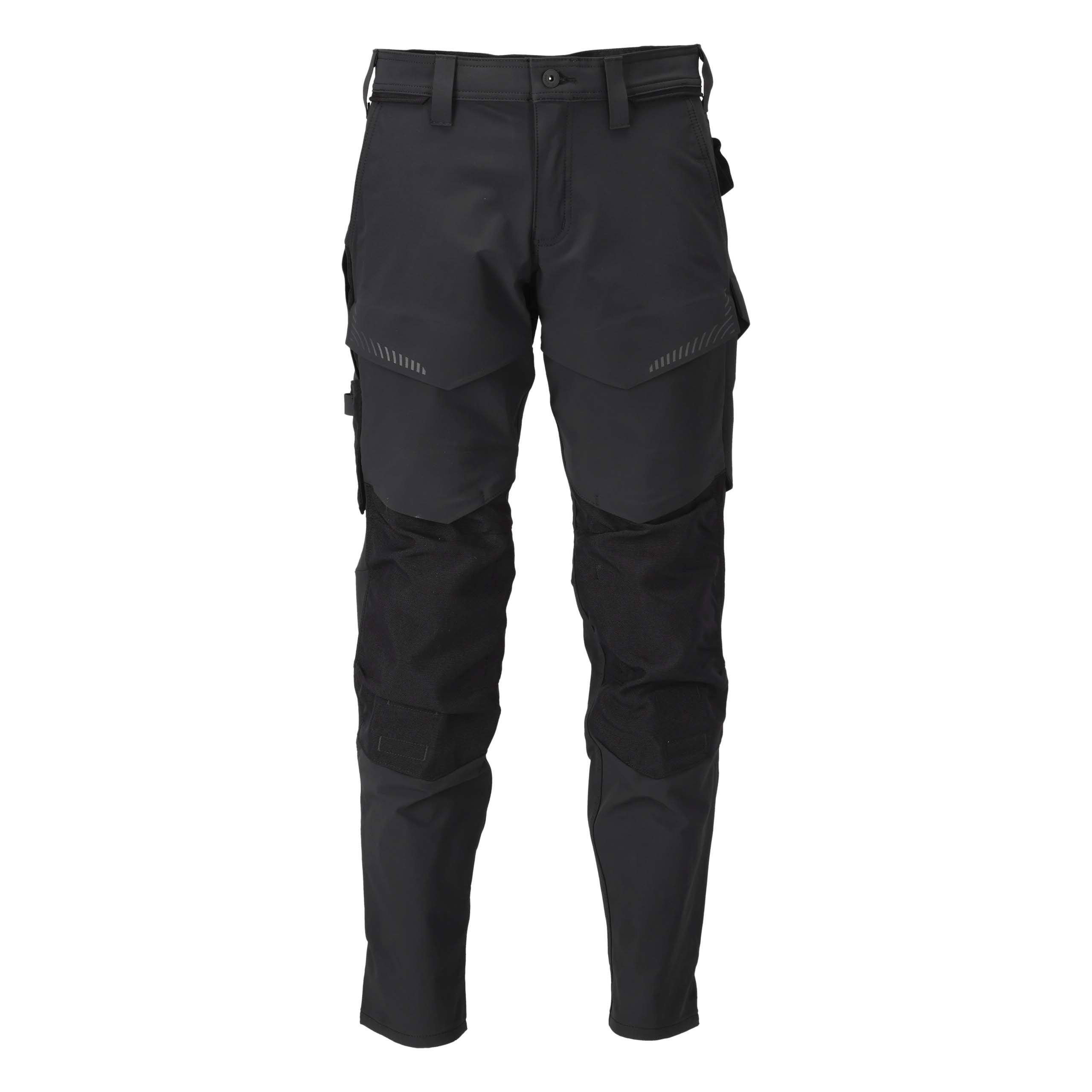 Mascot Customized 22379 - Werkbroek met Kniezakken - Zwart - 46 - 82
