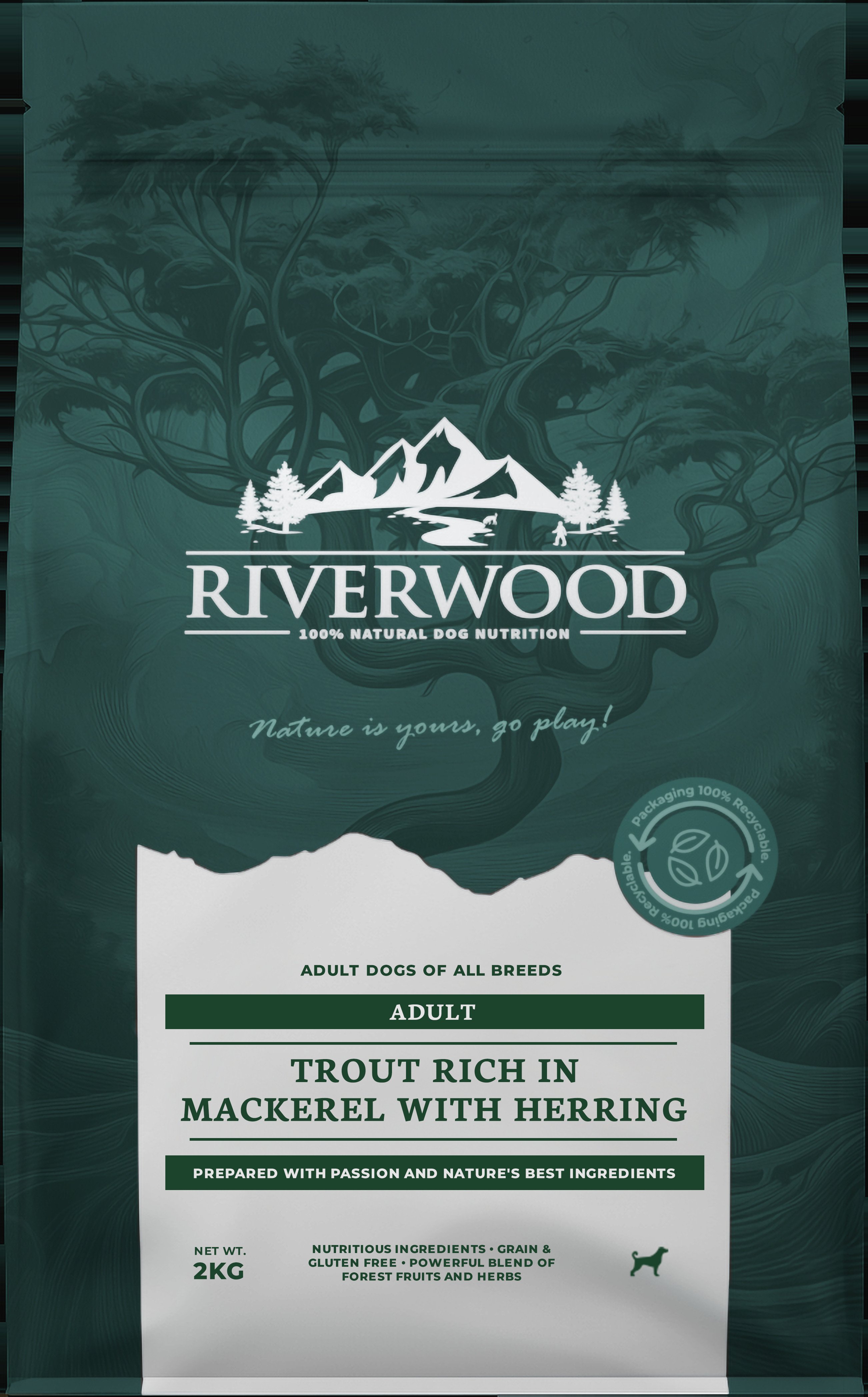 Riverwood Adult - Hondenvoer - 2 Kilogram Riverwood Adult - Hondenvoer - 2 Kilogram