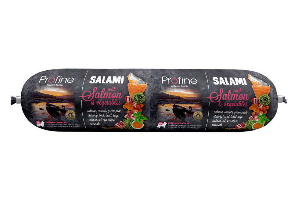 Profine Salami - Hondenvoer - 800 Gram - groente, zalm