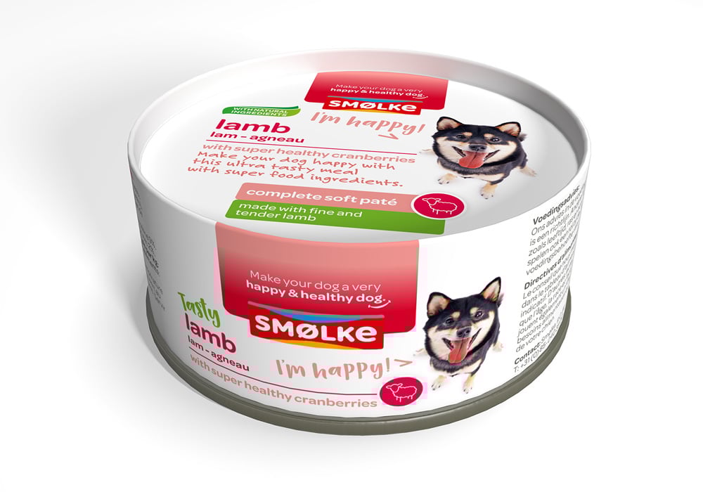 Smolke Complet Soft Paté - Hondenvoer - 125 Gram - lam Smolke Complet Soft Paté - Hondenvoer - 125 Gram - lam