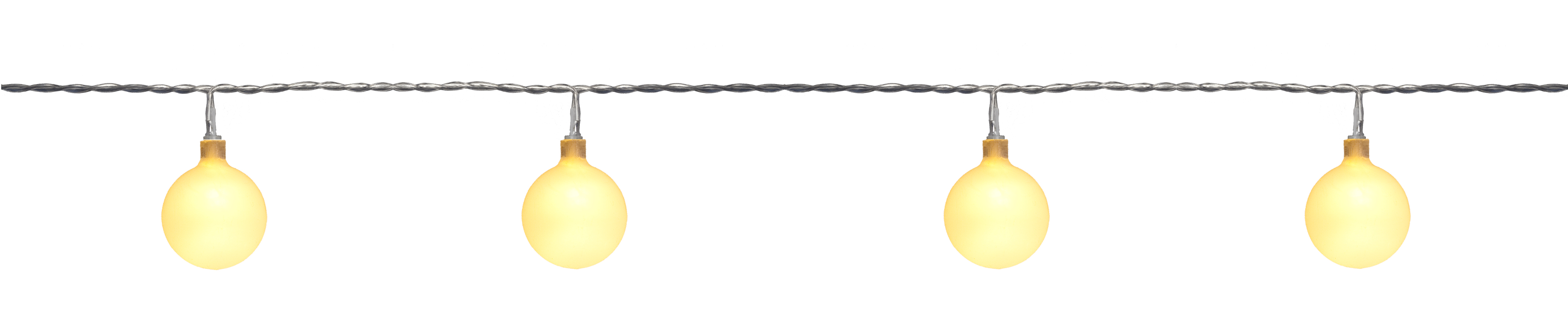 Anna's Collection Party Lights - Lichtsnoer - 50 LED Lampjes - 10 M - Wit - Warm wit