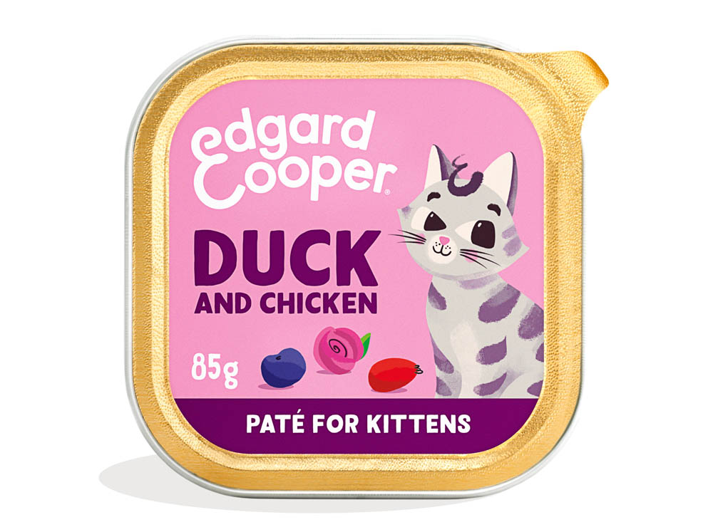 Edgard & Cooper Paté - Kattenvoer - 85 Gram - kip, eend
