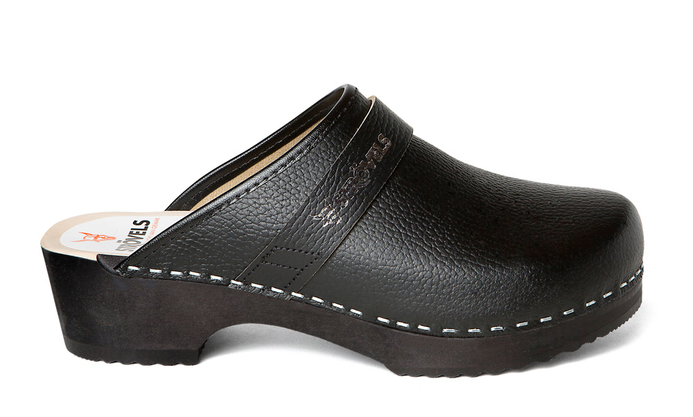 Strövels 501 - Schoenklompen - Zwart - 47