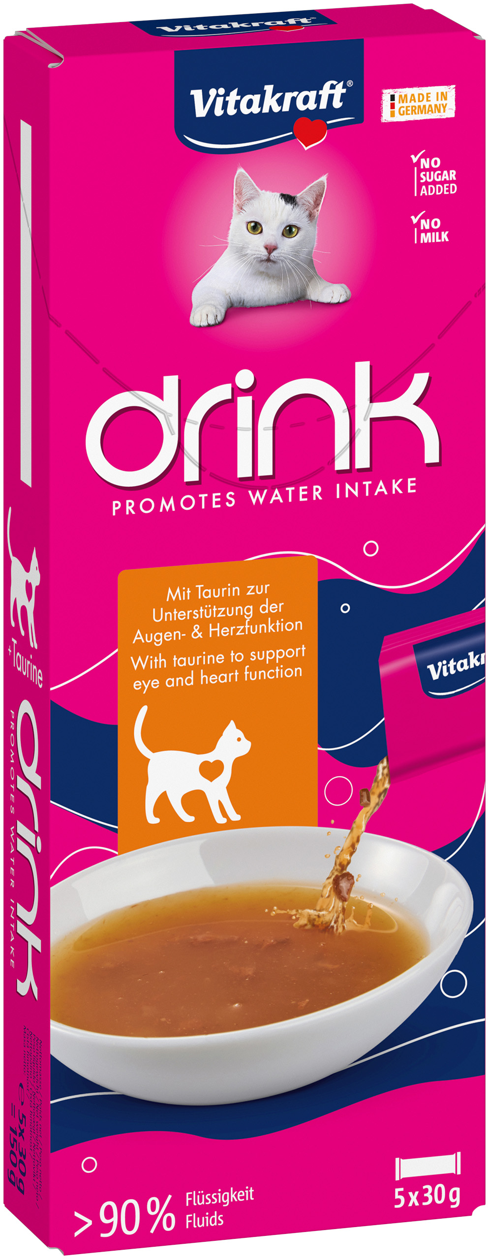 Vitakraft Drink - Kattensnack - 30 Gram - kip