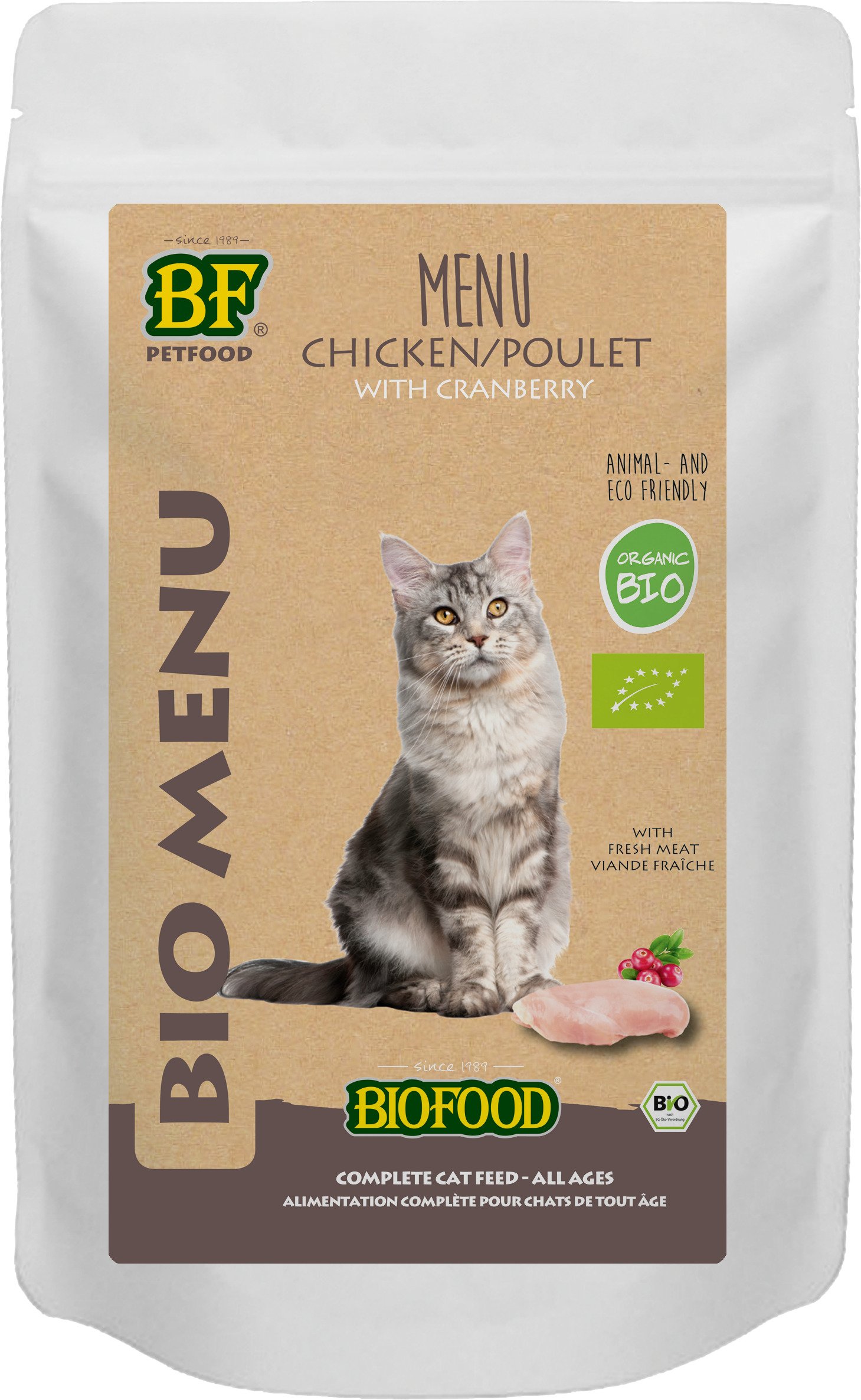 Biofood Biomenu Struvite Control - Kattenvoer - 100 Gram - kip Biofood Biomenu Struvite Control - Kattenvoer - 100 Gram - kip