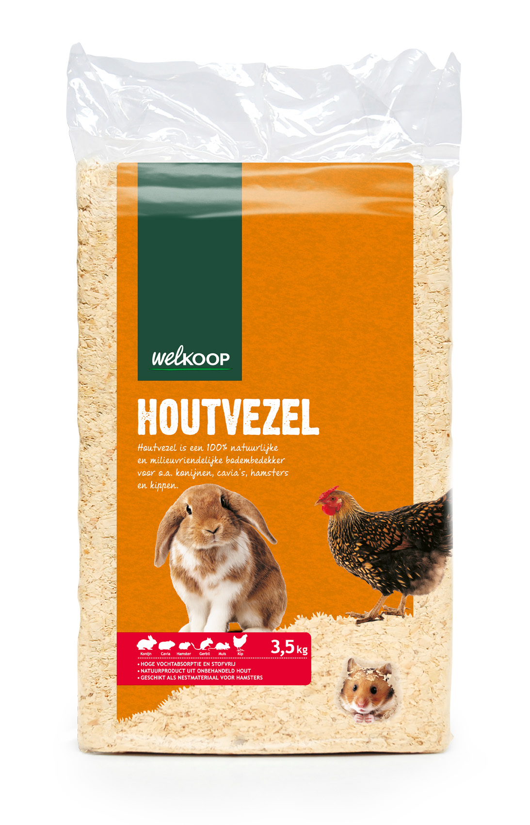 Welkoop Houtvezel - Bodembedekker - 3.5 Kilogram