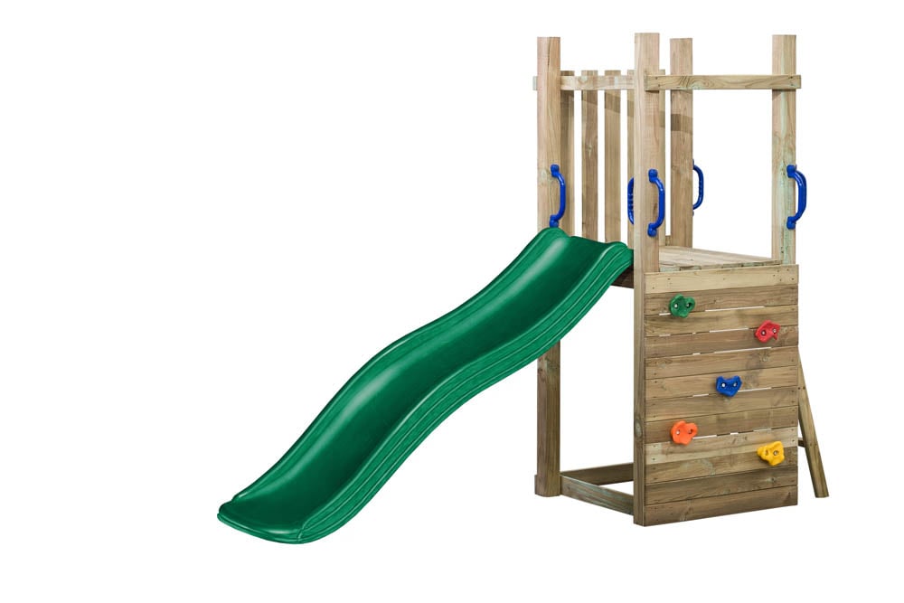 Swing King Irma - Speeltoren - Groen - Hout