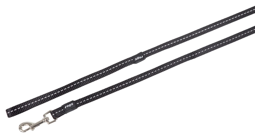 Rogz Utility - Hondenriem - zwart - Small - 180 cm
