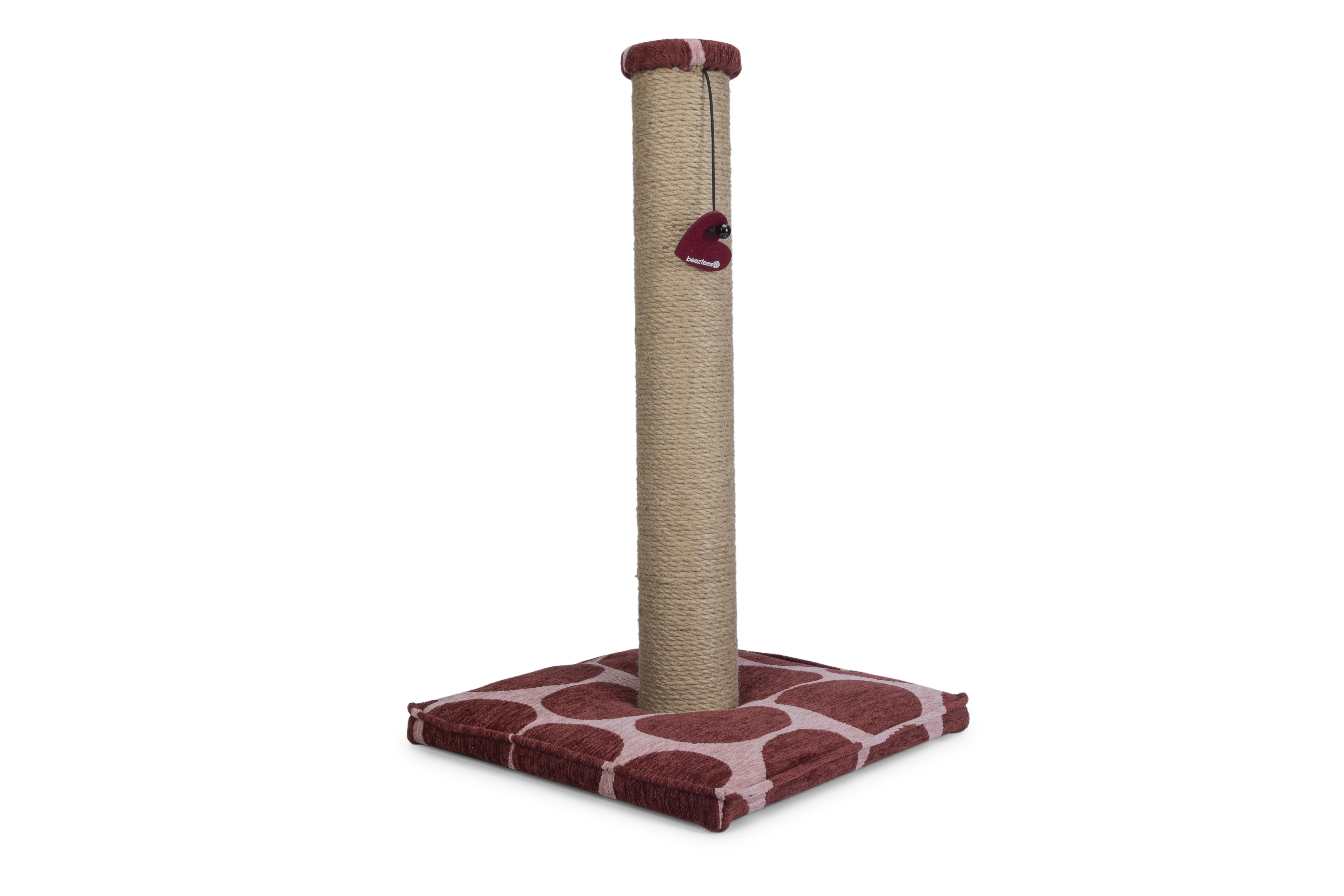 Beeztees Dotz - Krabpaal - Rood - 60x35x35 cm Beeztees Dotz - Krabpaal - Rood - 60x35x35 cm